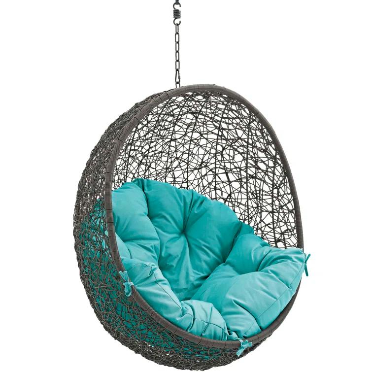 Modway Hide Outdoor Patio Swing Chair with Stand | Wayfair