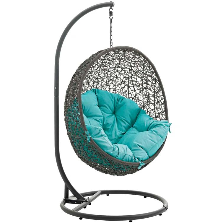 Modway Hide Outdoor Patio Swing Chair with Stand | Wayfair
