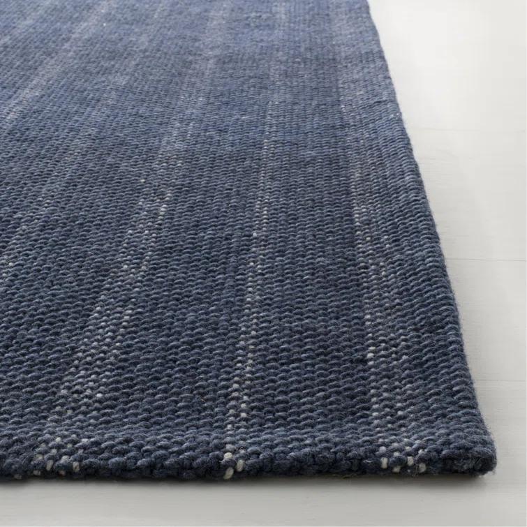 Miles Lauren Ralph Lauren Hand Woven Wool, Viscose Striped Rug