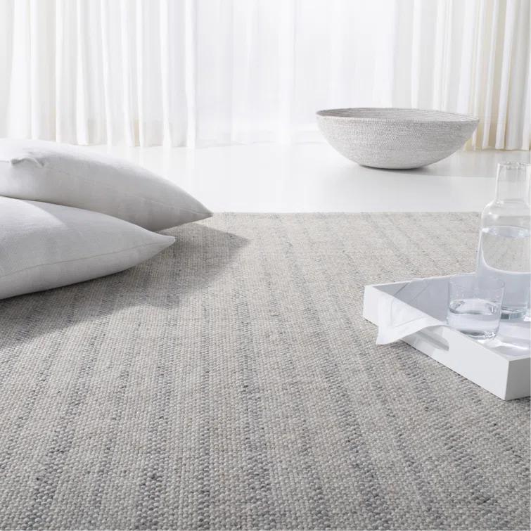 Miles Lauren Ralph Lauren Hand Woven Wool, Viscose Striped Rug