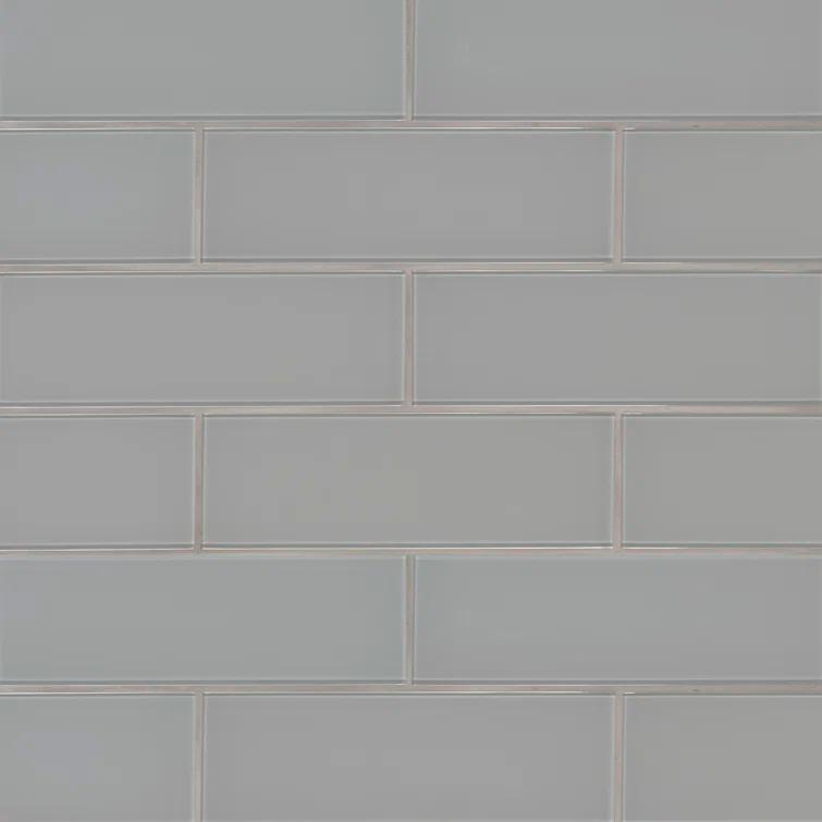 4" x 12" Glass Subway Tile