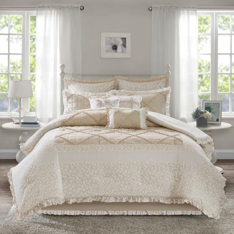 Mindy Traditional 9 Piece Comforter Set