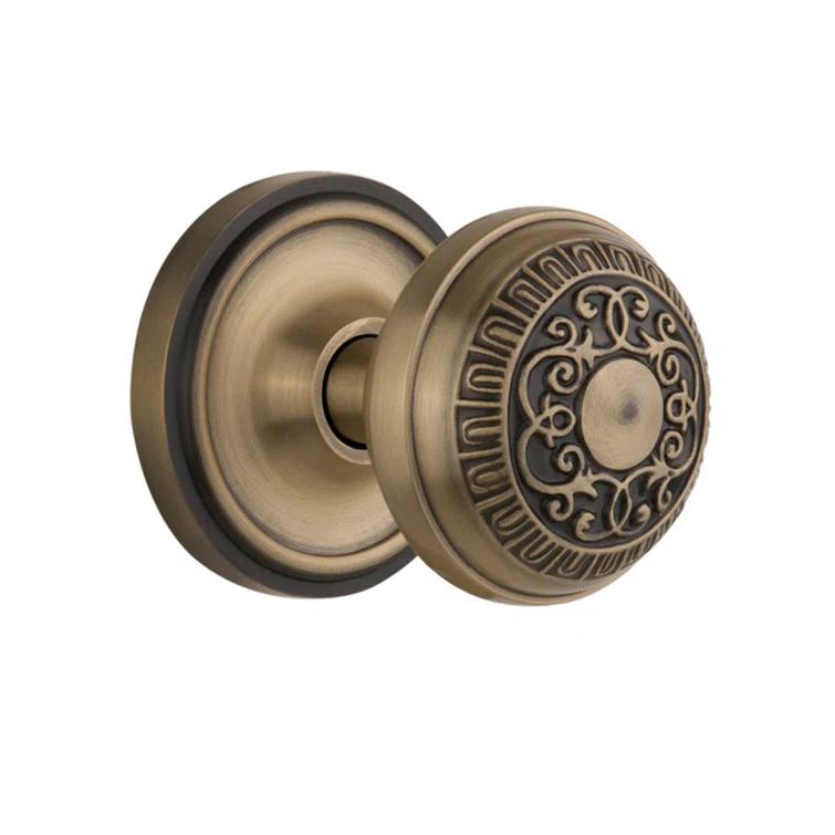 Classic Rosette with Egg & Dart Door Knob
