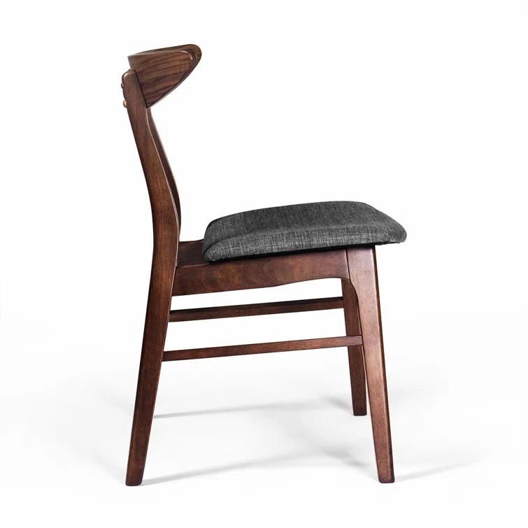 Hartford Dining Chair in Warm Gray/Walnut