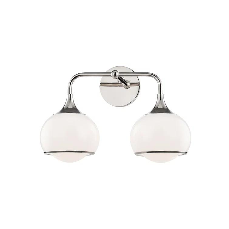 3-Light Wall Sconce-Polished Nickel Finish Mitzi H281303-Pn