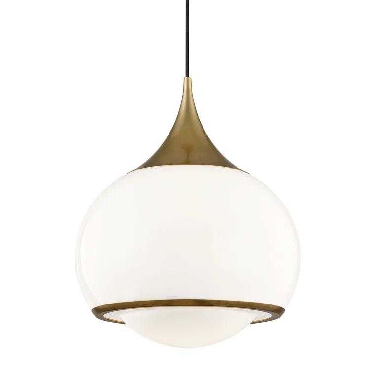 Kegan Single Light Glass Dimmable Pendant