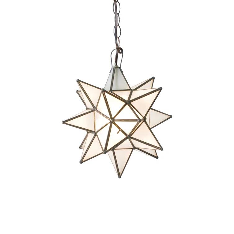 Single Light Glass Pendant