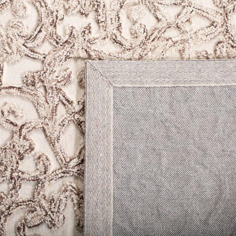 Sarina Trace Hand Tufted Wool And Cotton With Latex Geometric Rug