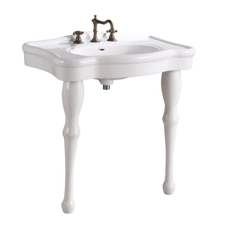 The Renovators Supply Inc. 19'' Gloss Specialty Bathroom Sink with Overflow