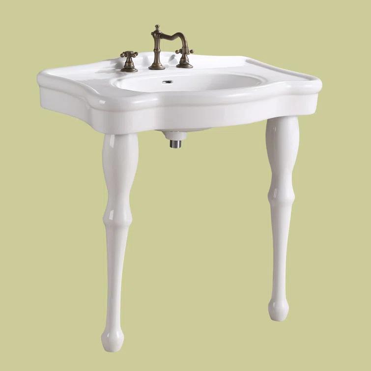 The Renovators Supply Inc. 19'' Gloss Specialty Bathroom Sink with Overflow