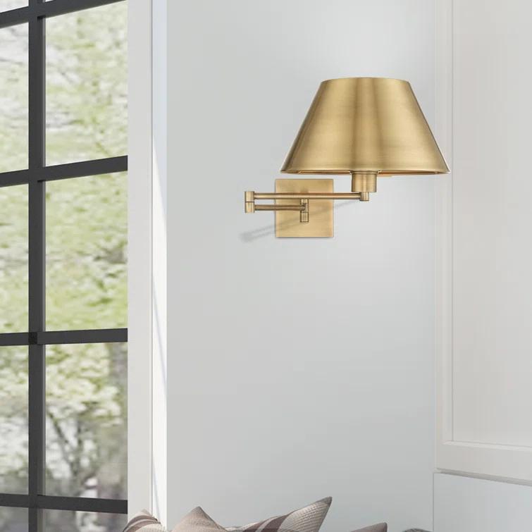 Brevan Steel Swing Arm Sconce