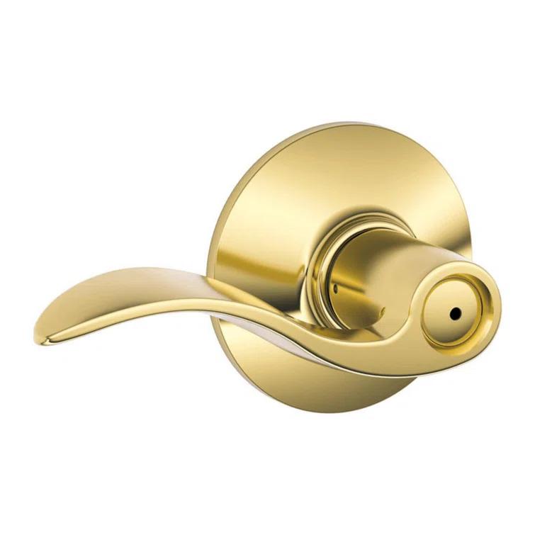 Accent Privacy Door Lever with Rosette