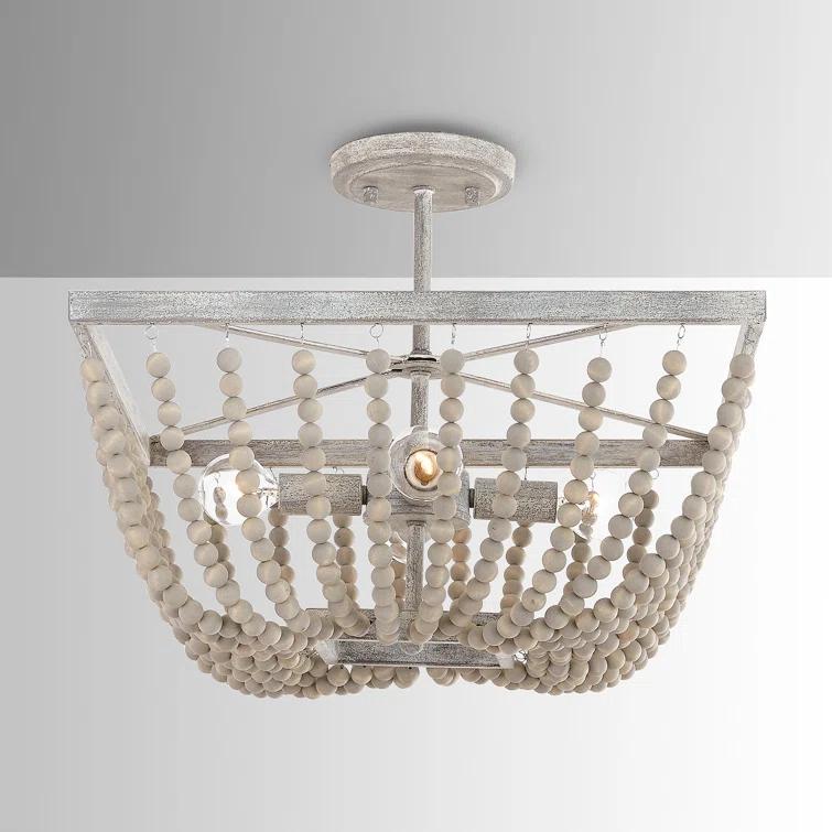 Arlott Wood Semi Flush Mount