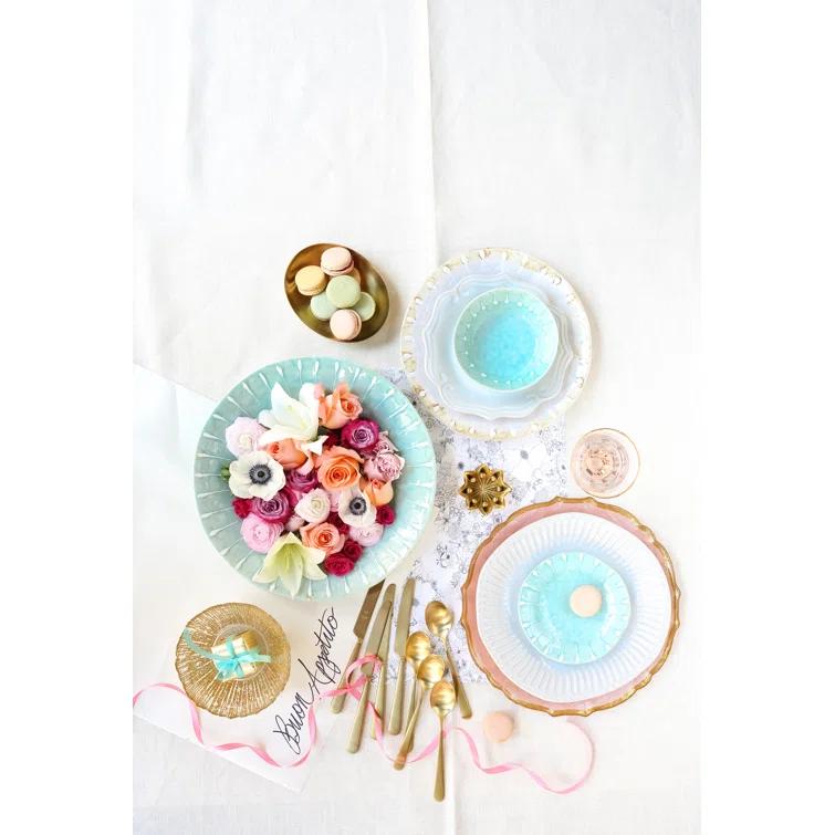 Viva by Vietri Baroque Glass No Pattern Charger