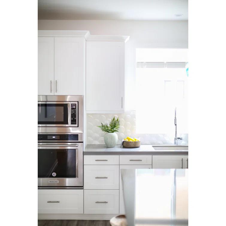 Hedron 4" x 5" Straight Edge Ceramic Singular Wall Tile