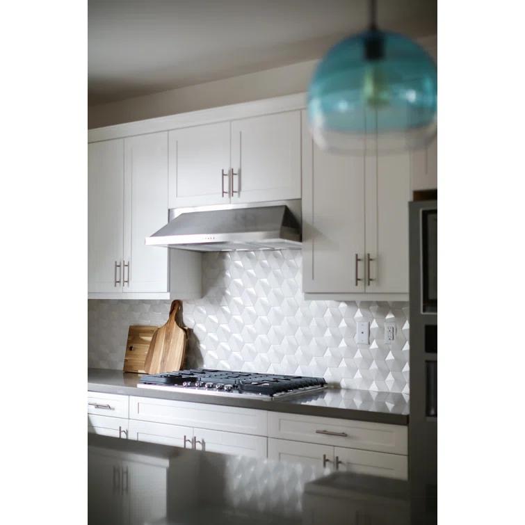 Hedron 4" x 5" Straight Edge Ceramic Singular Wall Tile