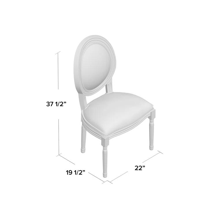 Modway Emanate Vintage French Upholstered Fabric Dining Side Chair