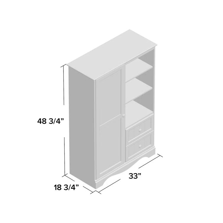 Savannah 33'' Wide Kids Armoire