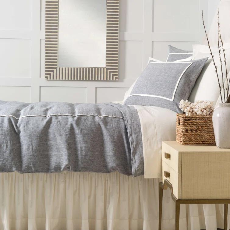 Classic Hemstitch Ivory Bed Skirt