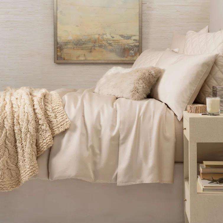 Pine Cone Hill Quilted Silken Solid Coverlet