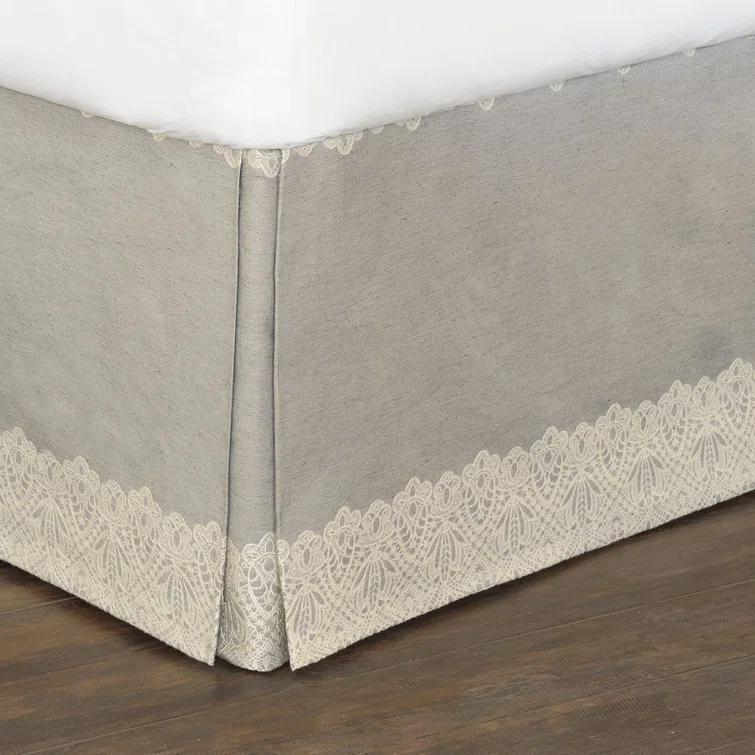 Sabelle Farmhouse / Country 100% Linen Damask Duvet Cover Set