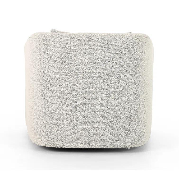 Ren Swivel Chair - Gray Boucle