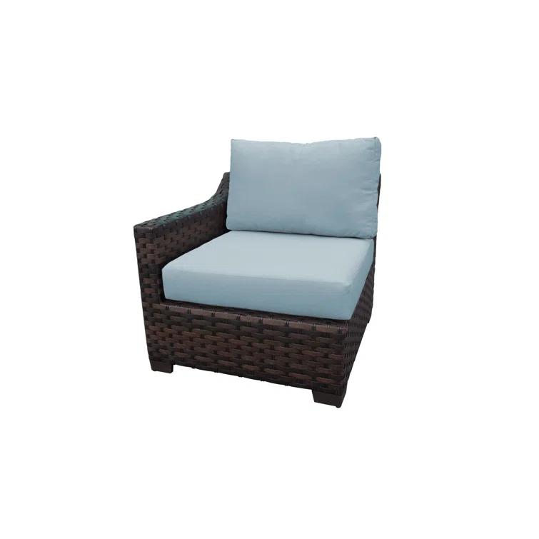 126'' Polyethylene (PE) Wicker Outdoor Patio Sectional
