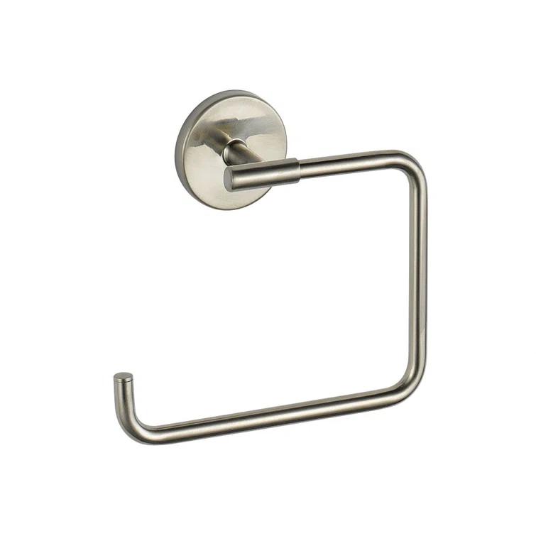 Trinsic Wall Mount Square Open Towel Ring Bath Hardware Accessory