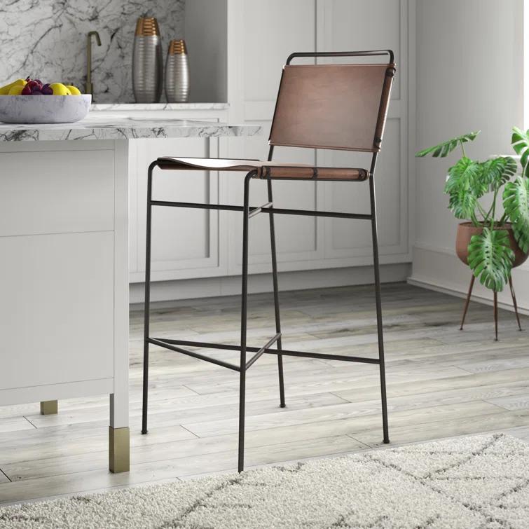 Trysta Bar And Counter Stool - Brown / Bar