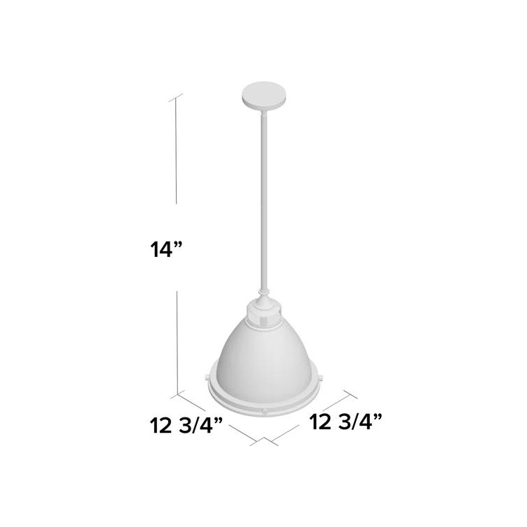 Amelia 1 - Light Single Bell Pendant