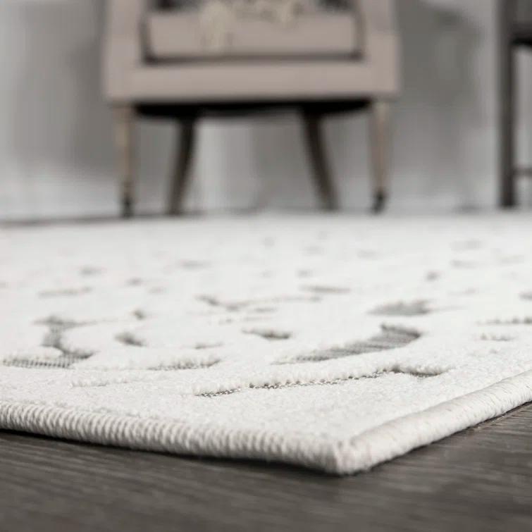 My Texas House Ladybird Natural Gray High Low Indoor Outdoor Rug