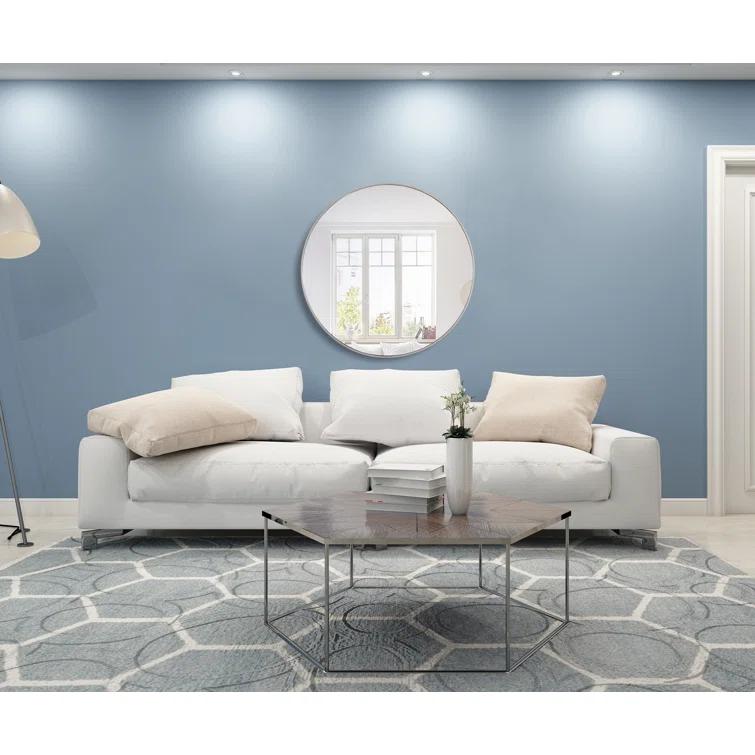 Sabine Metal Round Wall Mirror