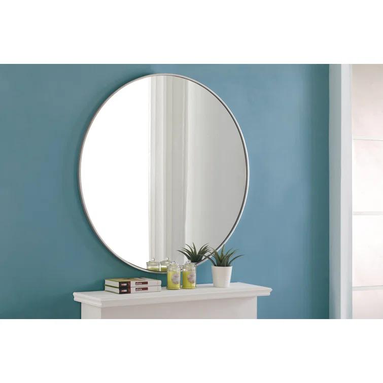 Sabine Metal Round Wall Mirror
