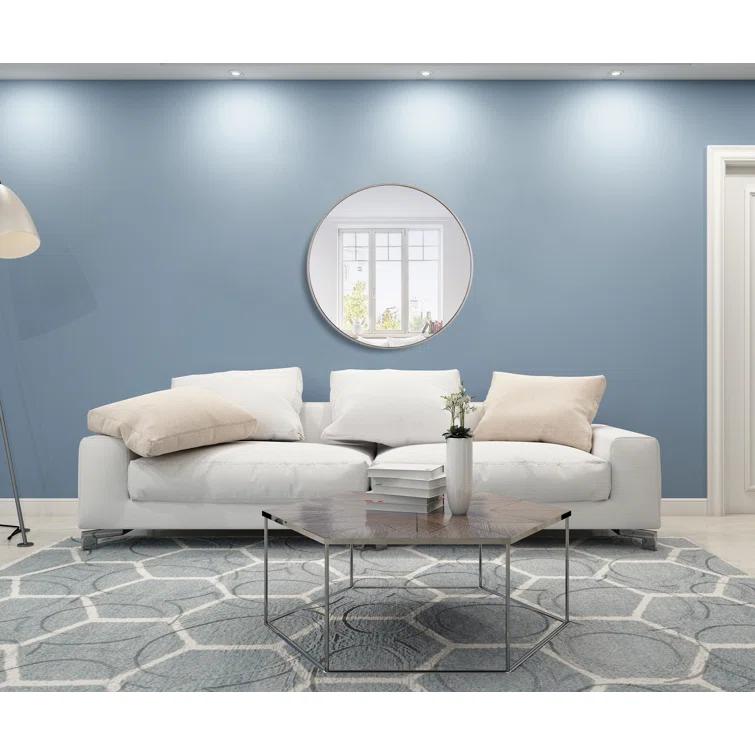 Sabine Metal Round Wall Mirror