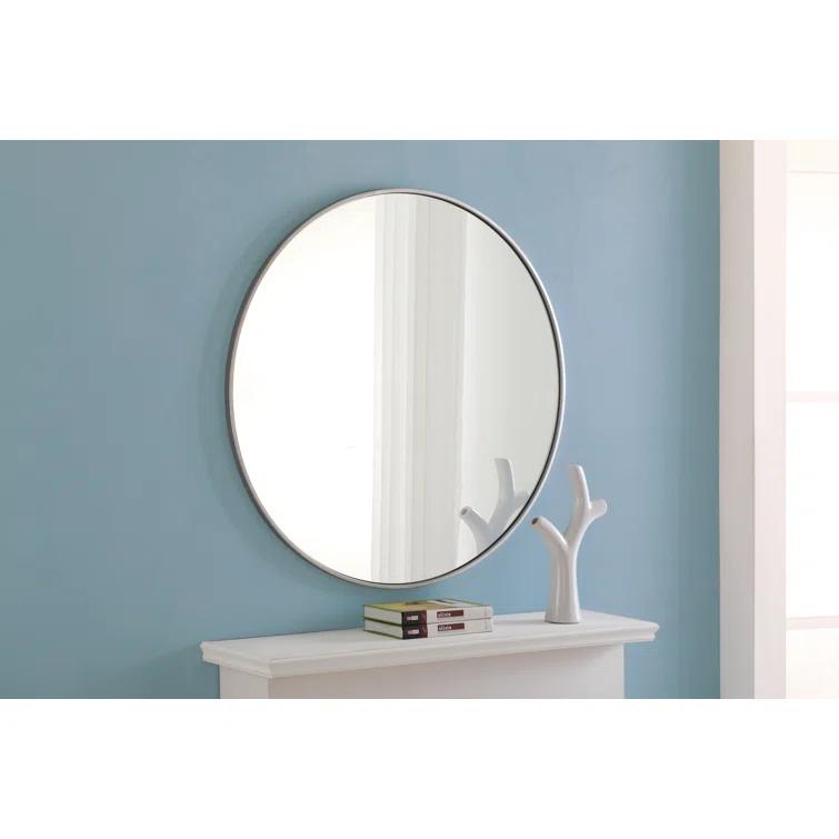 Sabine Metal Round Wall Mirror