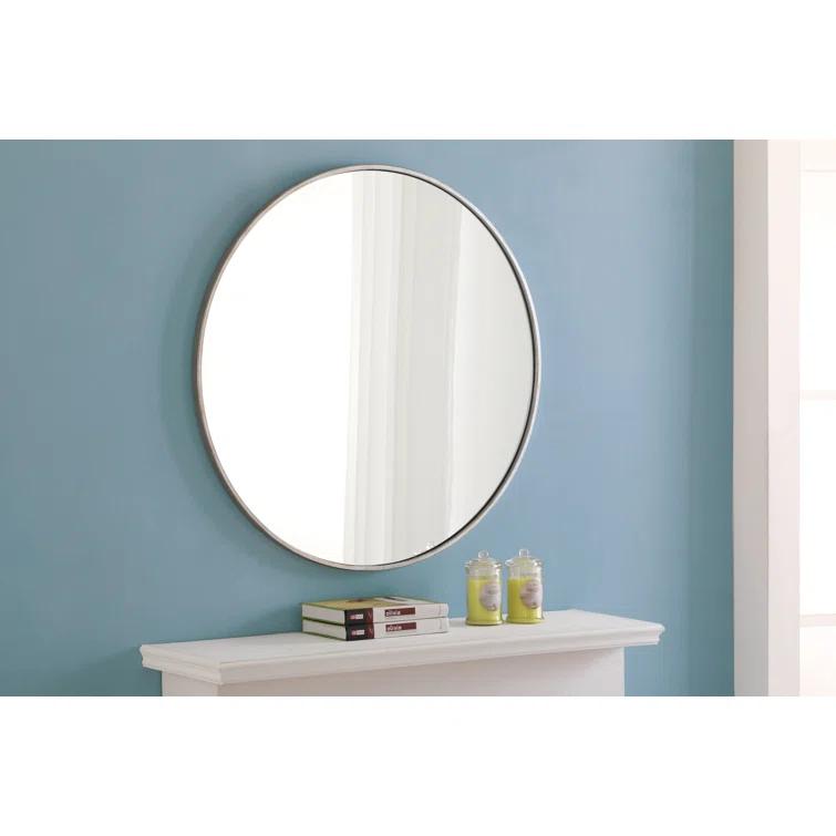 Sabine Metal Round Wall Mirror