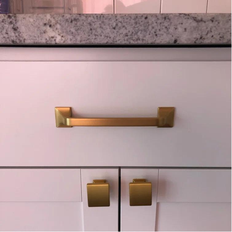 Forge Kitchen Cabinet Handles, Solid Core Drawer Pulls for Cabinet Doors, 5-1/16" (128mm)