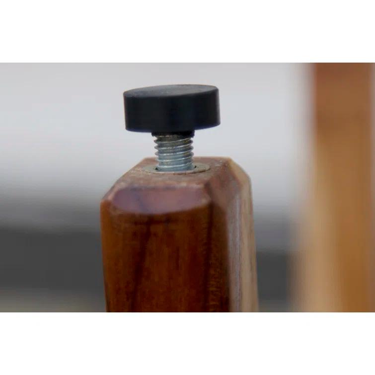 EcoDecors Shoji Teak Shower Stool 18" High Solid Teak Wood Shower Stool/Seat in Earthy Teak & Reviews | Wayfair