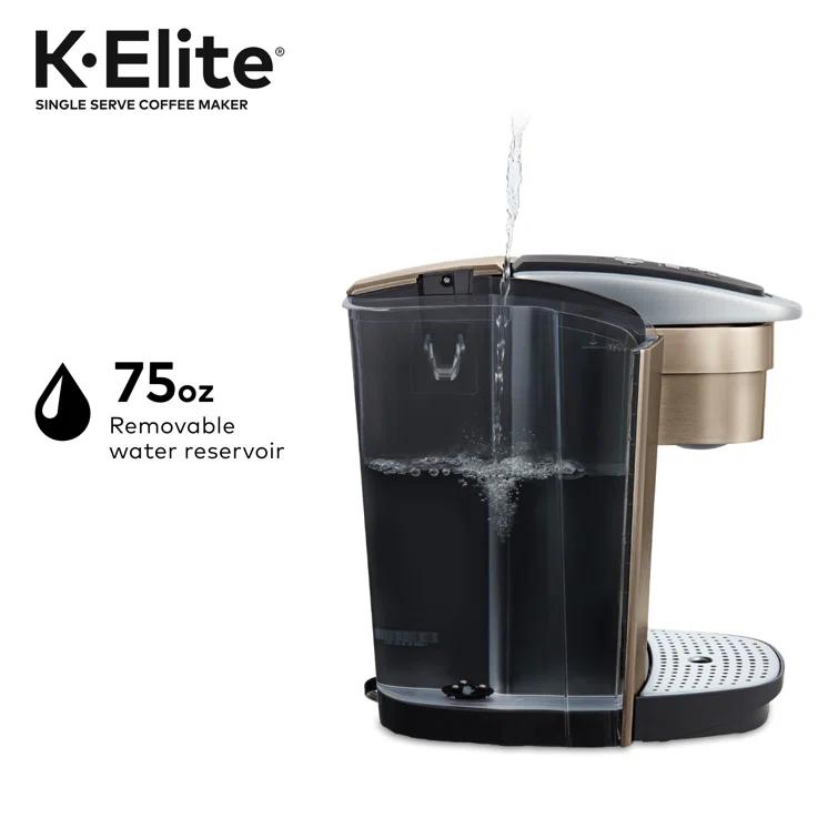 Keurig K-Elite Single-Serve K-Cup Pod Coffee Maker with Iced Coffee Setting and Strength Control