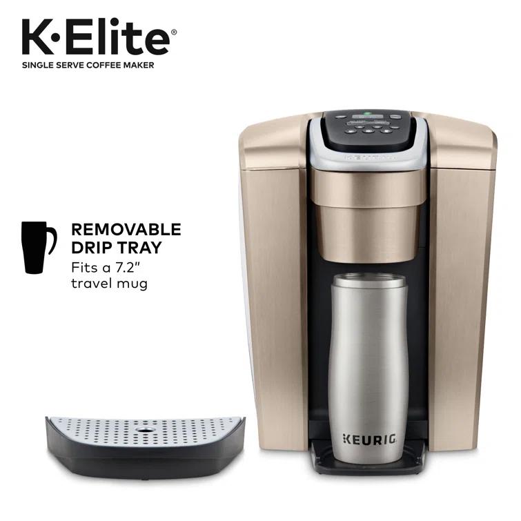 Keurig K-Elite Single-Serve K-Cup Pod Coffee Maker with Iced Coffee Setting and Strength Control
