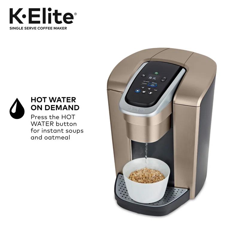 Keurig K-Elite Single-Serve K-Cup Pod Coffee Maker with Iced Coffee Setting and Strength Control