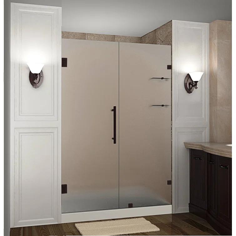 Nautis GS Hinged Frameless Shower Door