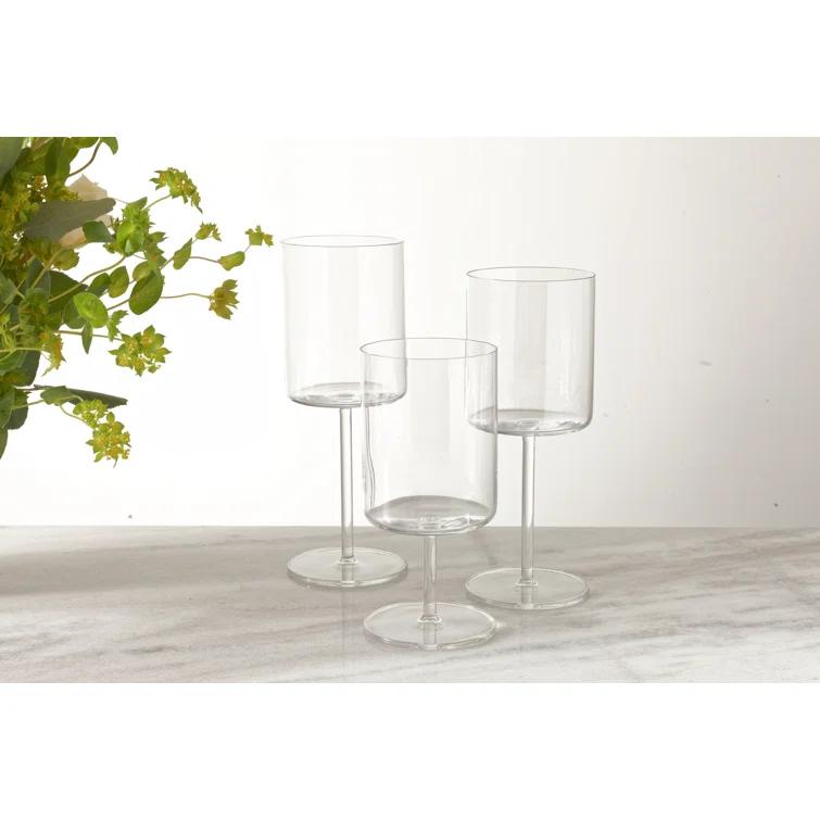 Modo 13.5 oz. Crystal White Wine Glass