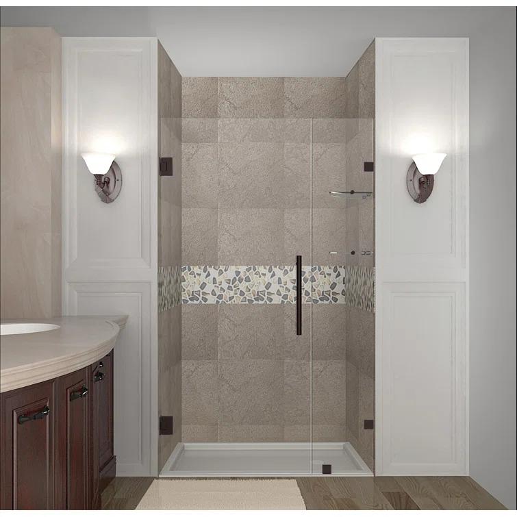 Nautis GS Hinged Frameless Shower Door