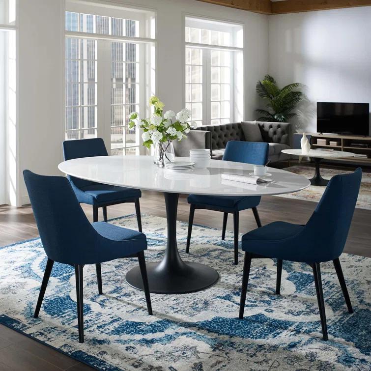 Modway Orchid Fein Oval Dining Table
