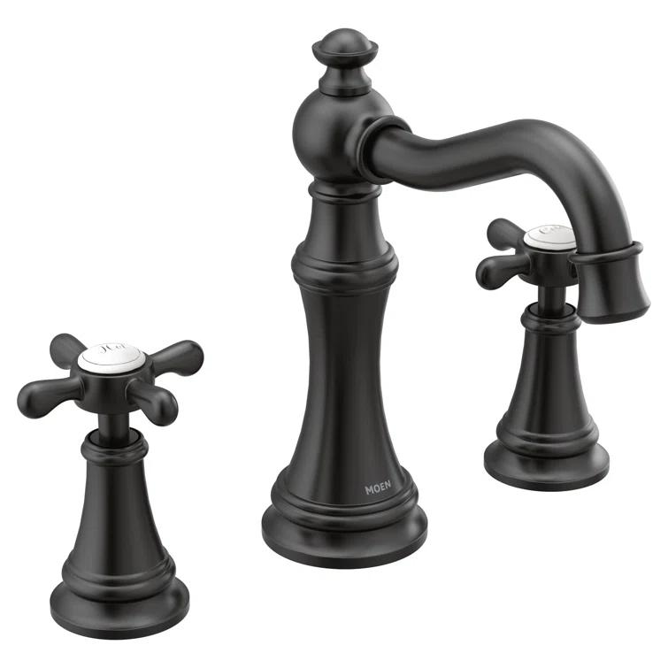 Moen Weymouth Two-Handle Widespread Bathroom Faucet Trim Kit, Valve Required