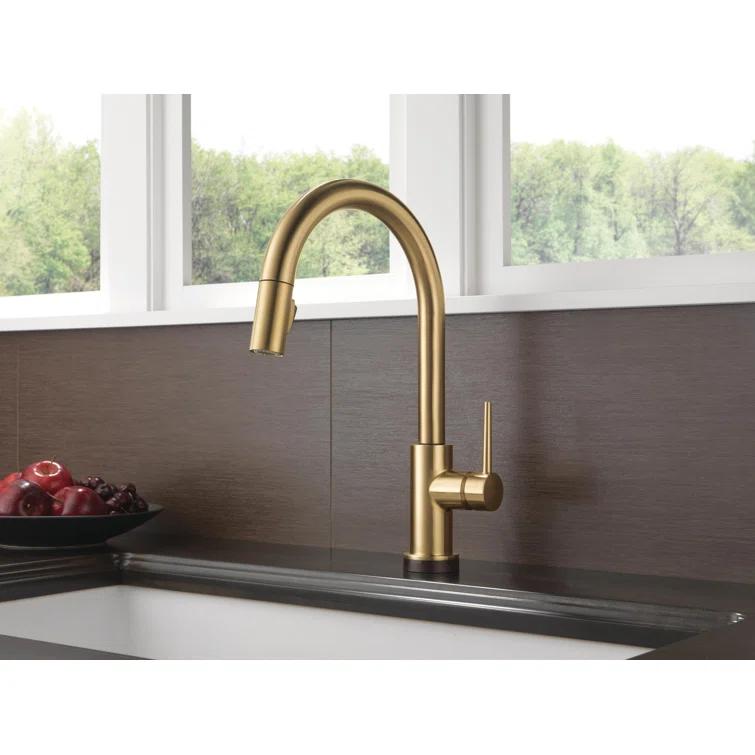 Trinsic Pull Down Sprayer Touch Kitchen Sink Faucet, Touch Control Kitchen Faucet