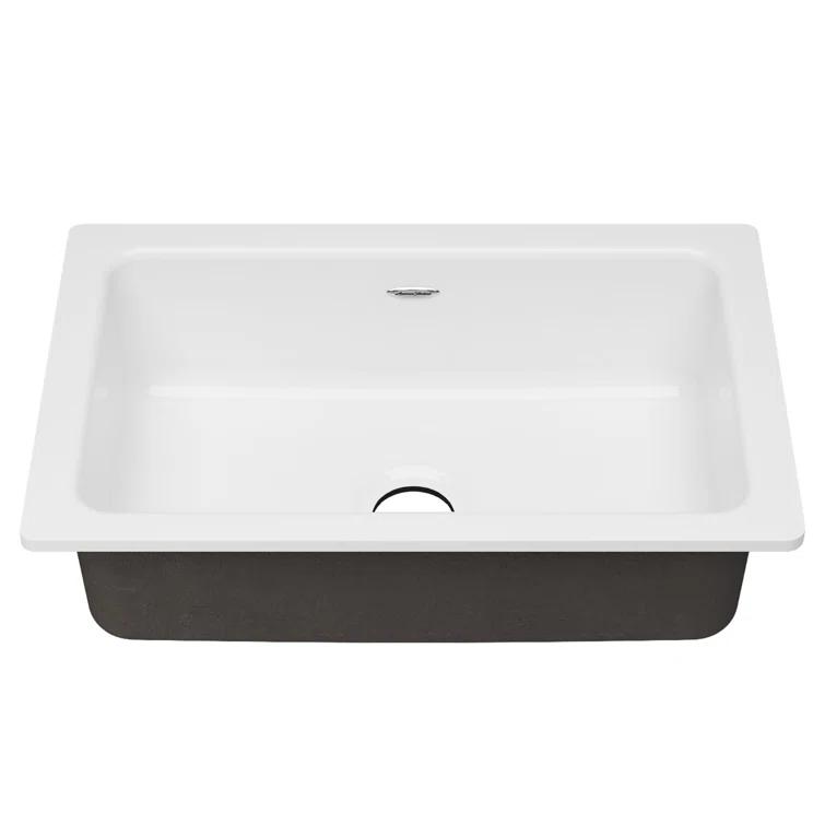 Delancey 30'' L Undermount Single Bowl Cast Iron Kitchen Sink