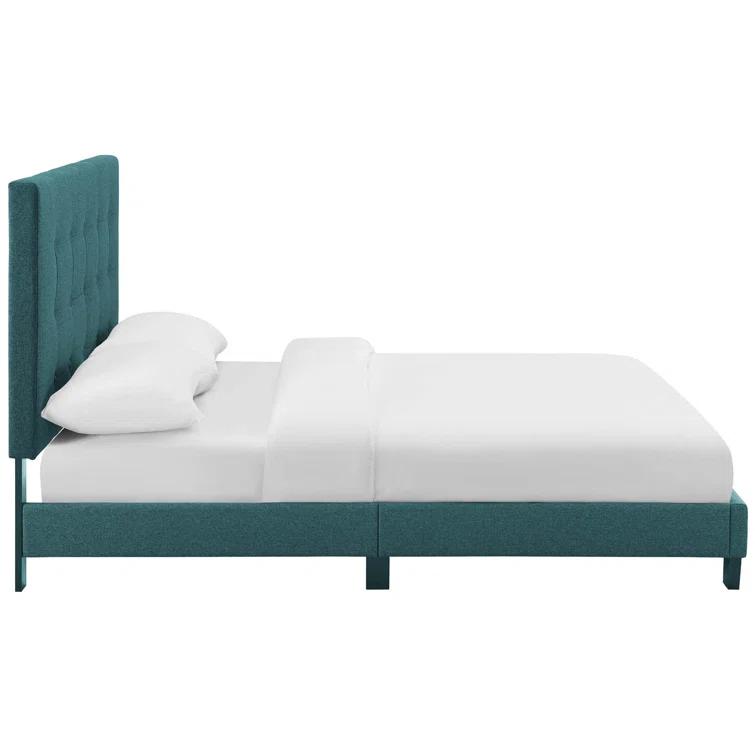 Modway Melanie Tufted Button Upholstered Fabric Platform Bed