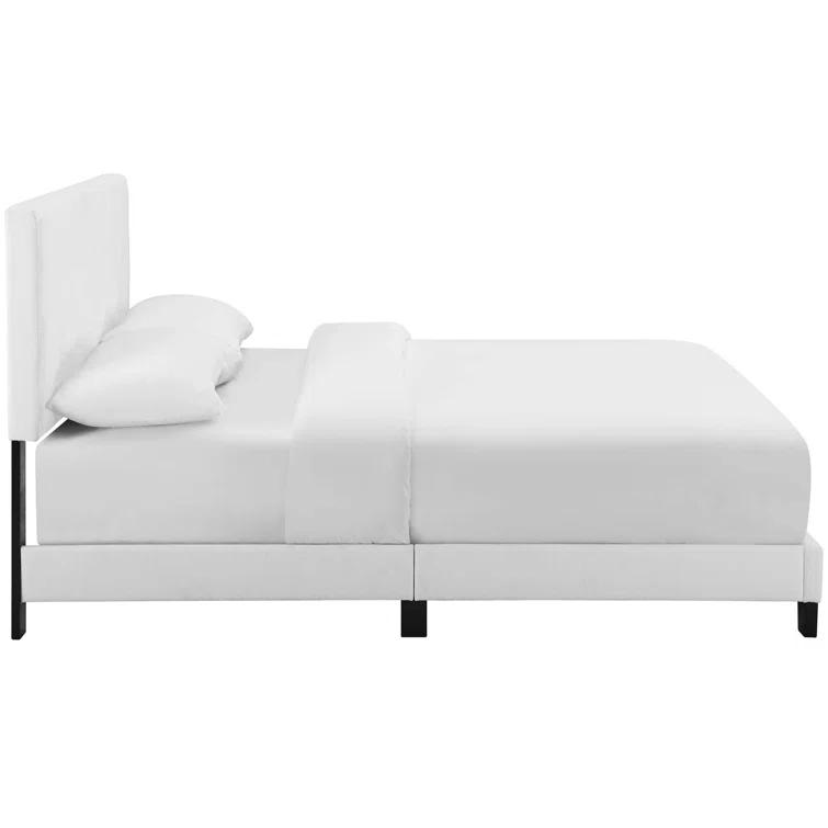 Modway Melanie Tufted Button Upholstered Fabric Platform Bed